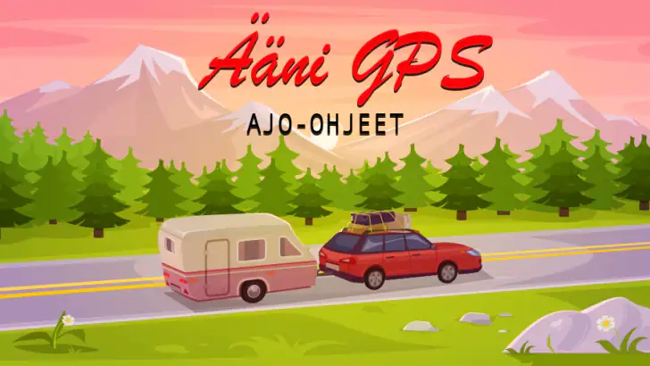 Ääni-GPS ja ajo-ohjeet feature graphic