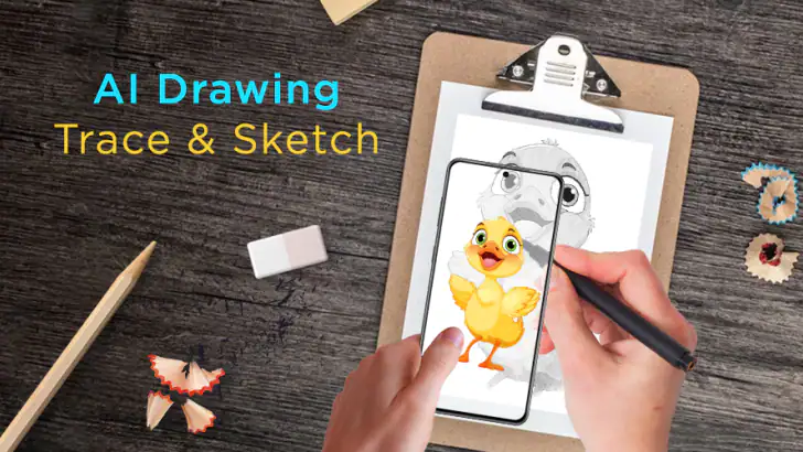 AI Drawing : Trace & Sketch feature graphic