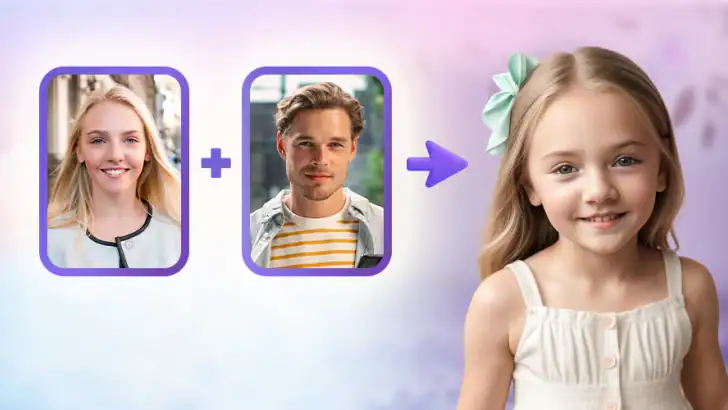 AI Future Baby Generator App feature graphic