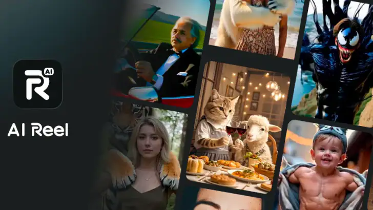 AIReel : AI Video Generator feature graphic