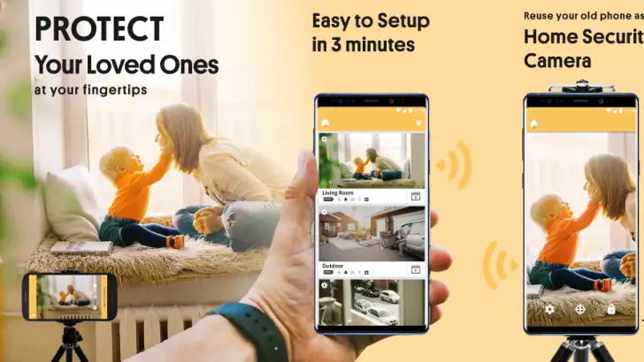 Alfred Home Security Camera feature graphic