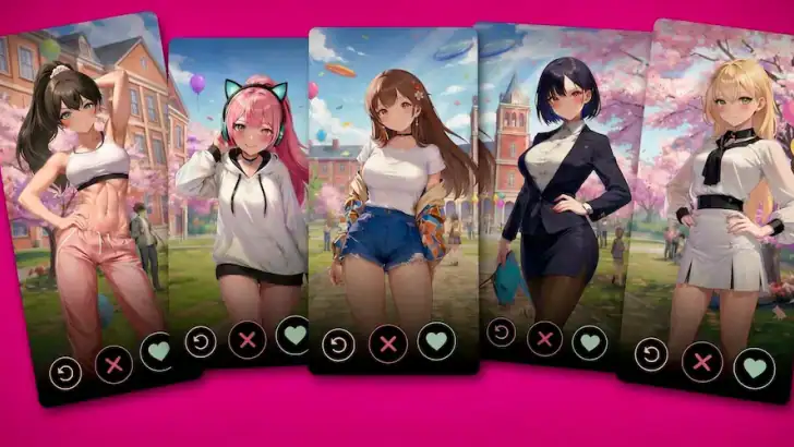 Anime Dating Sim: Waifu Harem feature graphic