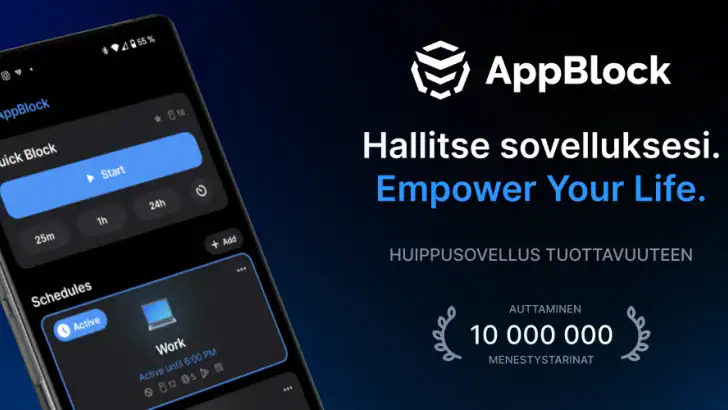 AppBlock - Block Apps & Sites feature graphic