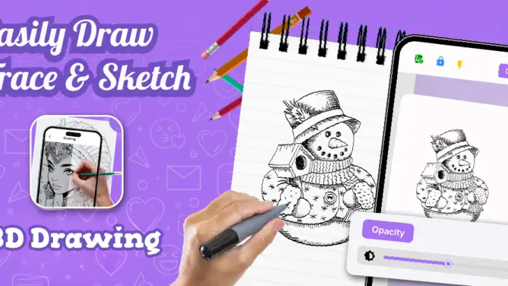 AR Sketch Trace: Anime Drawing feature graphic