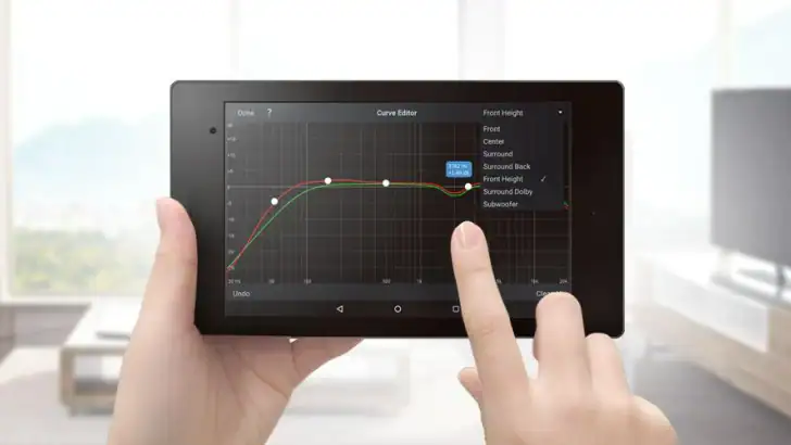 Audyssey MultEQ Editor app feature graphic