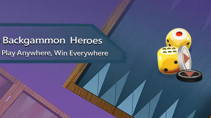 Backgammon Heroes feature graphic