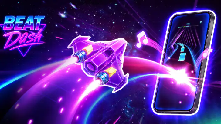 Beat Dash: Neon Rhythm feature graphic