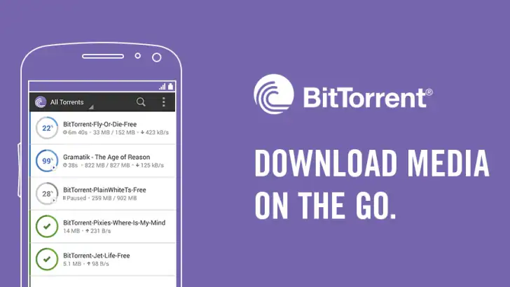 BitTorrent®- Torrent Downloads feature graphic