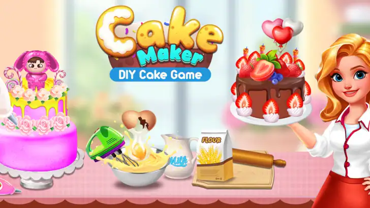 Cake Maker: DIY Cake Games feature graphic
