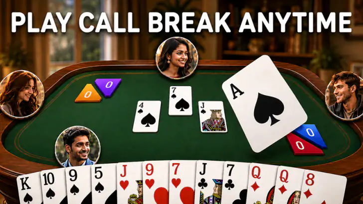 Callbreak - Card Game Offline feature graphic