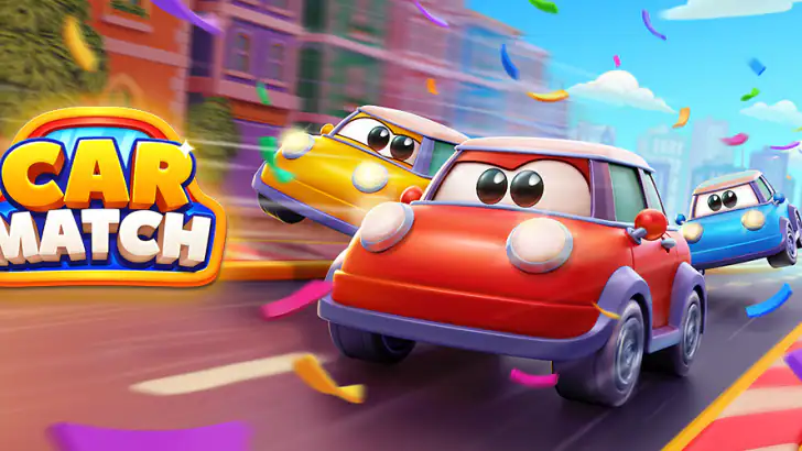 Car Match - Traffic Puzzle feature graphic