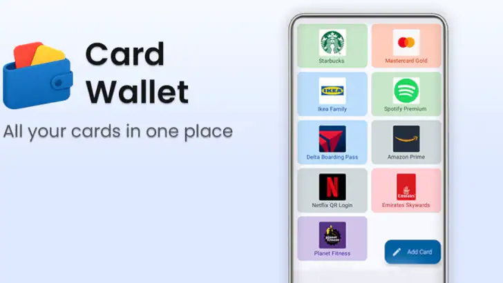 Card Wallet – Mobile Wallet feature graphic