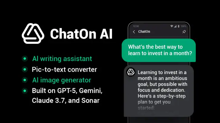ChatOn - AI Chat Bot Assistant feature graphic