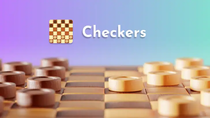 Checkers Online feature graphic