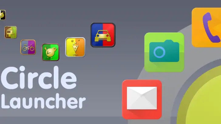 CircleLauncher feature graphic