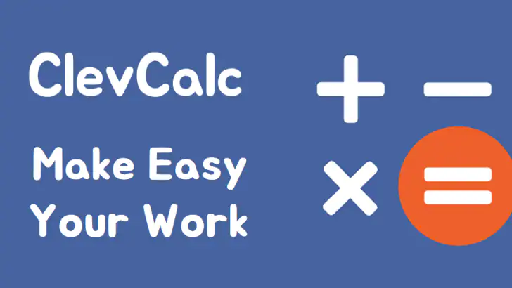 ClevCalc - Laskin feature graphic