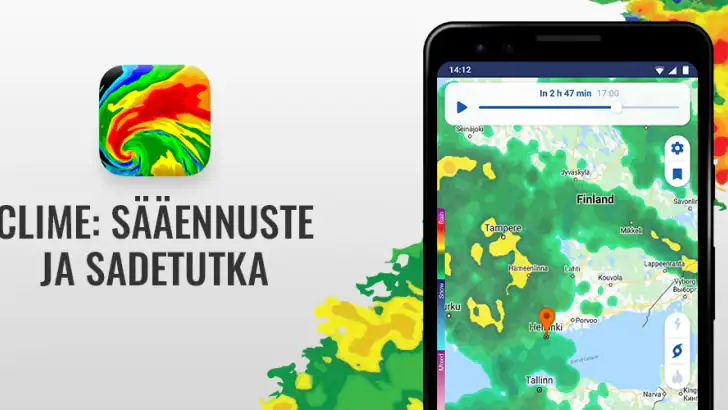 Clime: Sääennuste ja sadetutka feature graphic