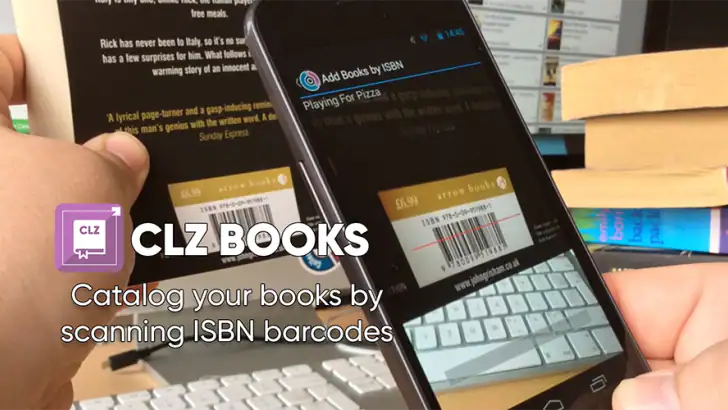 CLZ Books - library organizer feature graphic