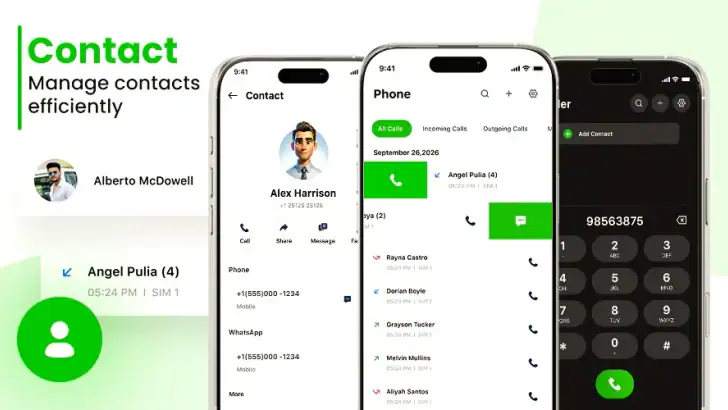 Contacts feature graphic
