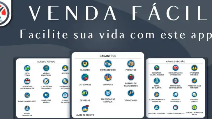 Controle de Vendas Venda Fácil feature graphic