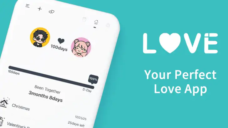 Couple Widget : Love Countdown feature graphic