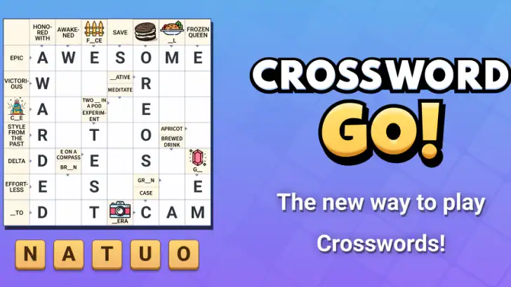 Crossword Go! feature graphic