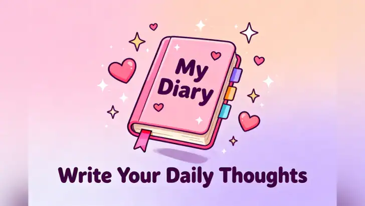Daily Diary: Journal with Lock feature graphic