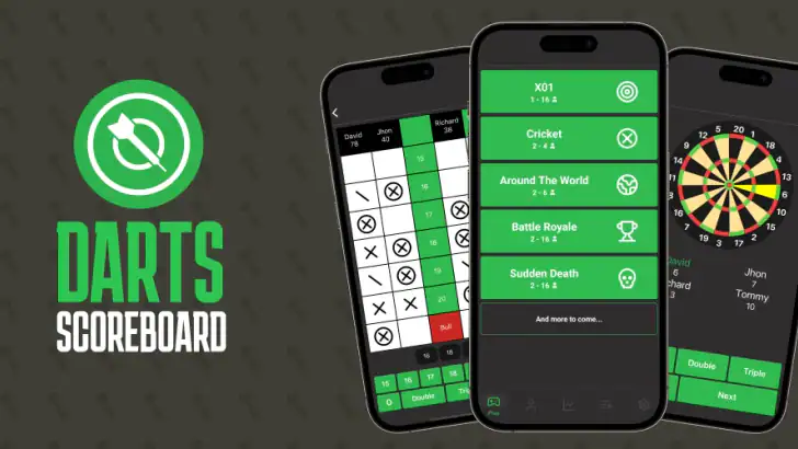 Darts - Simple Scoreboard feature graphic