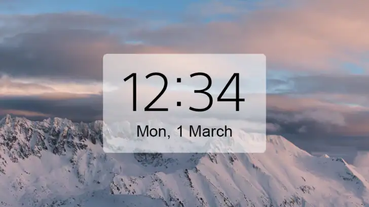Digital Clock & Weather Widget feature graphic