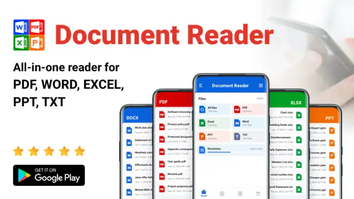Document Reader - PDF Editor feature graphic