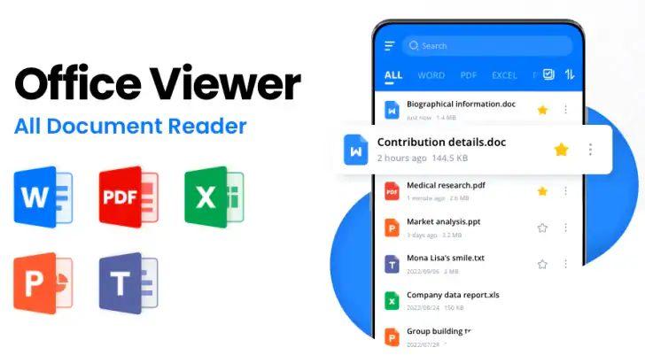 Docx Reader - Office Viewer feature graphic