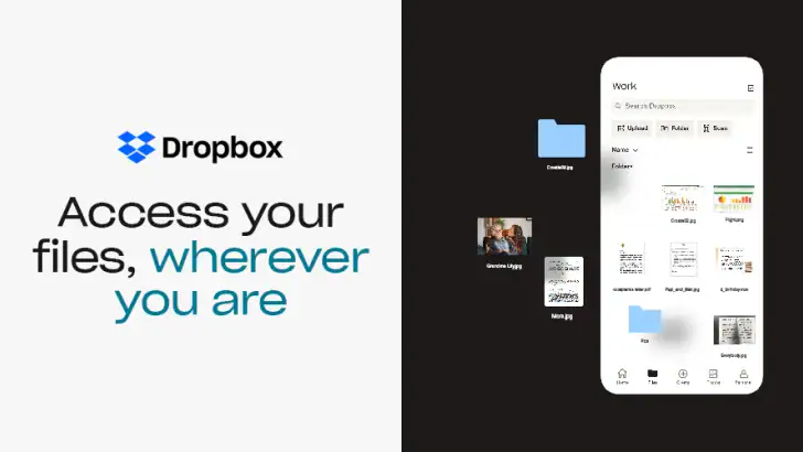 Dropbox: Files & Cloud Storage feature graphic