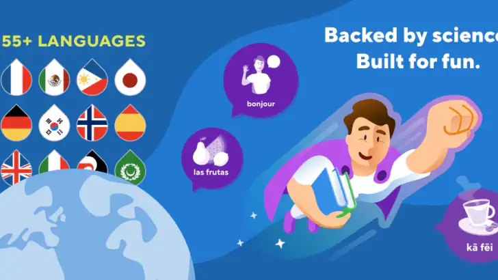 Drops hauskaa kieltenoppimista feature graphic