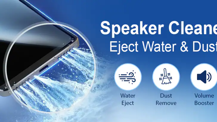 Ejecta: Speaker Cleaner Water feature graphic