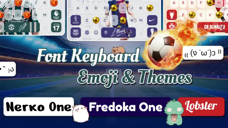 Emoji Font Keyboard & Themes feature graphic