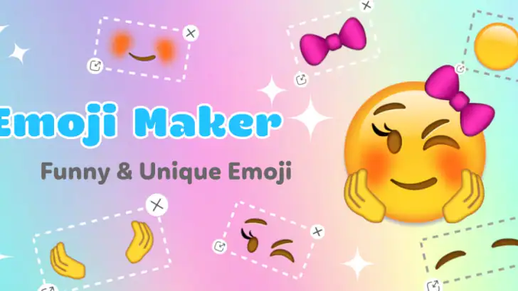 Emoji Maker: DIY Emoji Merge feature graphic