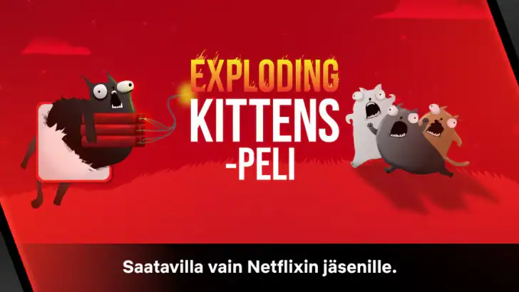 Exploding Kittens NETFLIX feature graphic