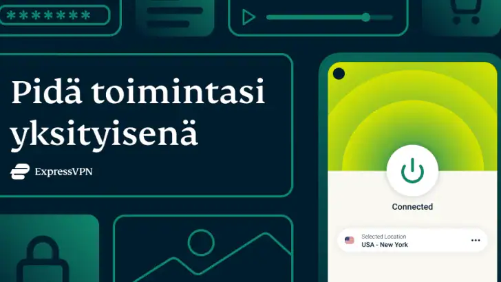 ExpressVPN: nopea & luotettava feature graphic