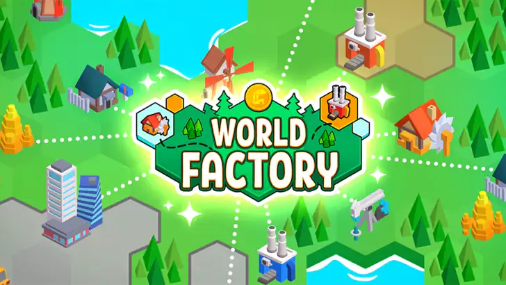 Factory World: Connect Map feature graphic