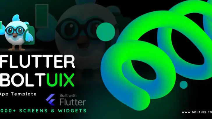 Flutter UI App Template feature graphic