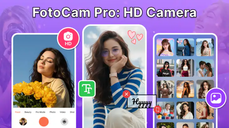FotoCam Pro: HD Camera feature graphic