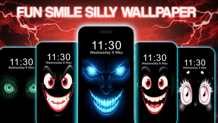 Fun Smile Silly Live Wallpaper feature graphic