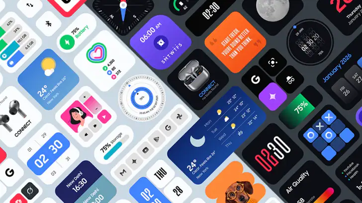 Galaxy Widgets: One UI feature graphic