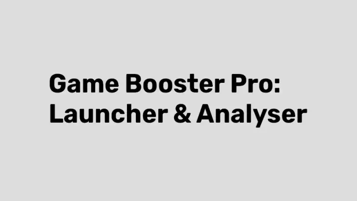 Game Booster Pro: Turbo Mode feature graphic
