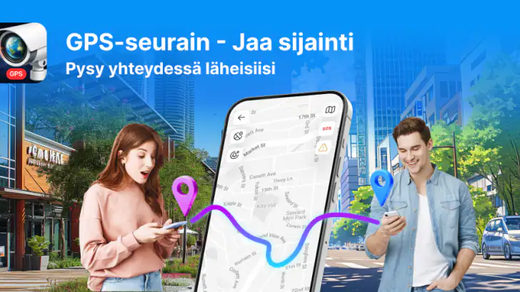 GPS-seurain: Sijainnin jako feature graphic