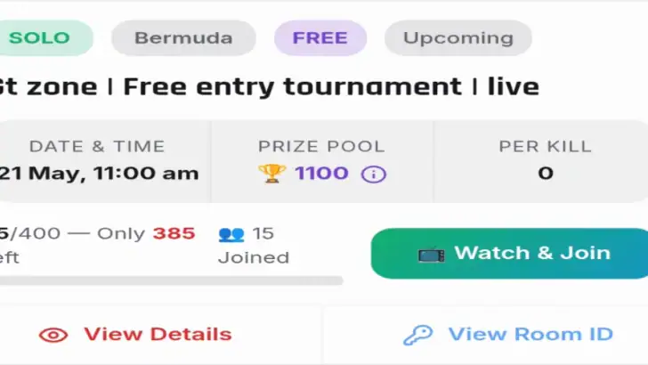 GT Esports - FF Tournament App feature graphic