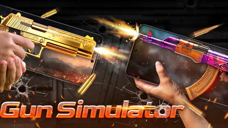 Gun Simulaattori - valomiekka feature graphic