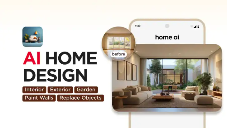 Home AI - AI Interior Design feature graphic