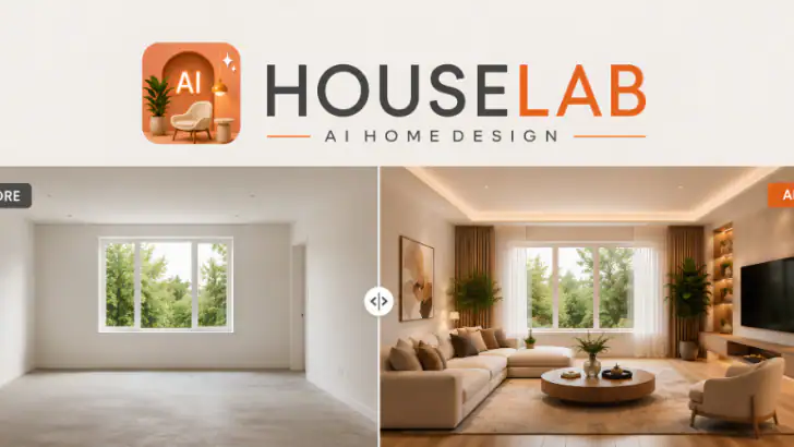 HouseLab: AI Home Designer feature graphic