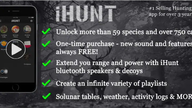 iHunt 750 - Hunting Calls feature graphic